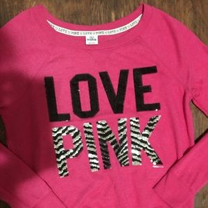 Victoria Secret PINK RARE Sequined Sweater